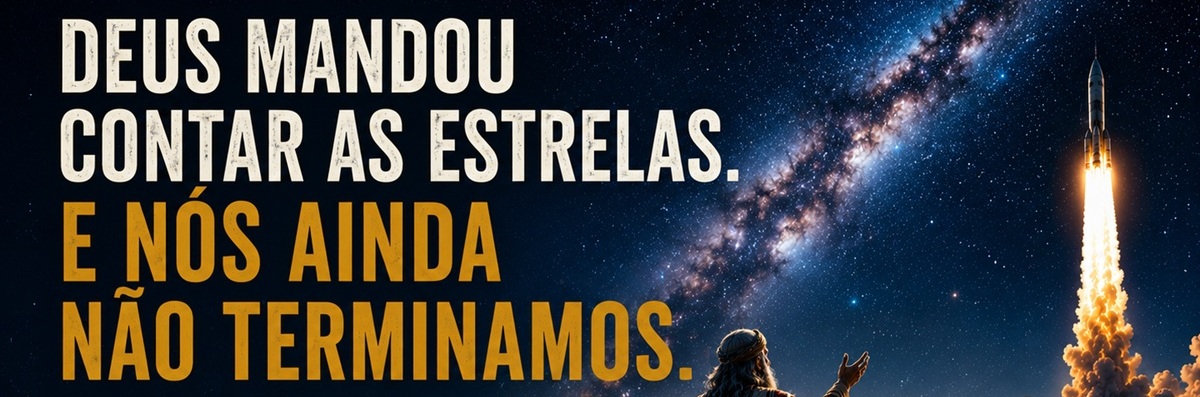 Deus Mandou Contar as Estrelas. E Nós Ainda Não Terminamos.